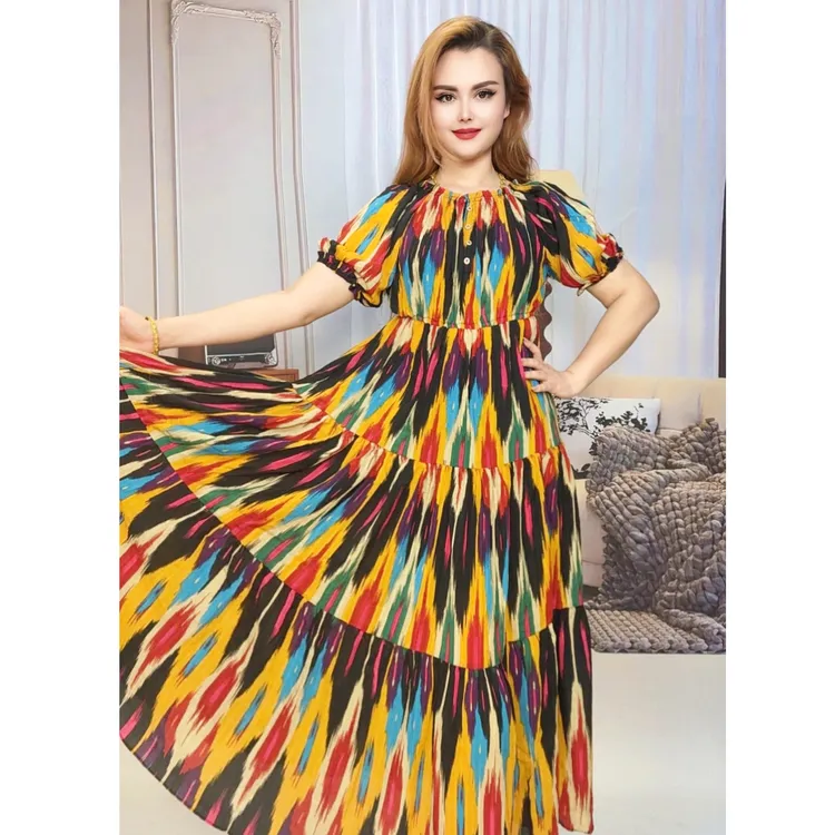 新疆包邮艾特莱斯连衣裙