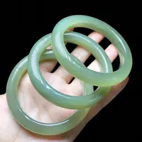 【云上叙】和田玉手镯-多样性发其一-11×7mm-V77500-18（东哥）