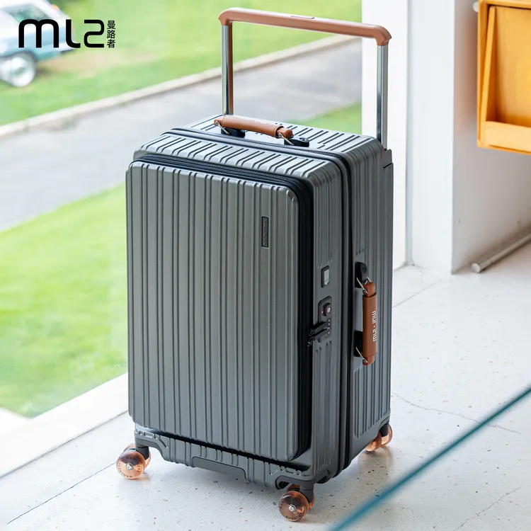 曼路者溜冰轮侧开行李箱20寸2025新款登机大容量可扩展宽拉杆旅行