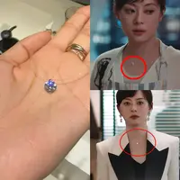 吊坠925银莫桑石 孙俪同款1克拉莫桑钻两爪鱼线隐藏s925银项链