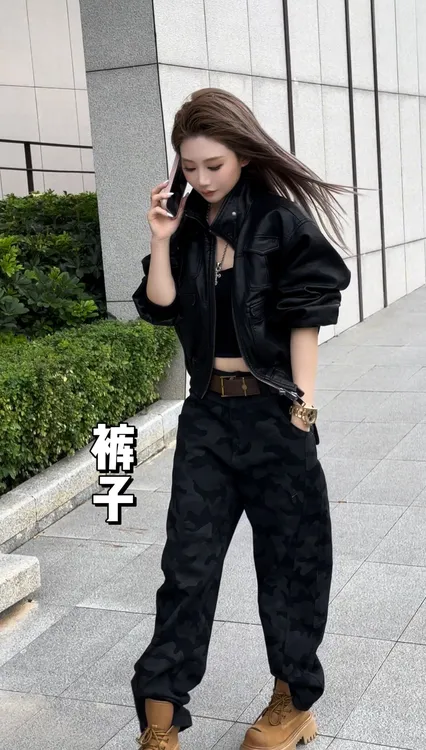 MXFITE潮店秋季新款个性潮流迷彩时尚休闲裤长裤（CRMP20116）