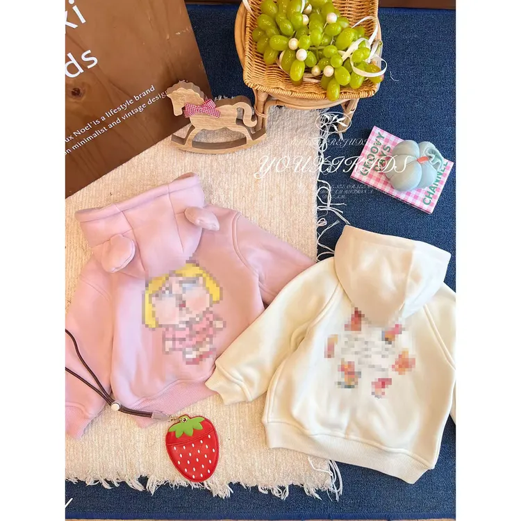 现飞飞家·泡泡玛特系列秋冬新款卡通印花显白韩版卫衣外套 FF2990