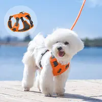 178轻量化背心式防爆冲狗狗牵引绳适合中小型犬外出遛弯使用