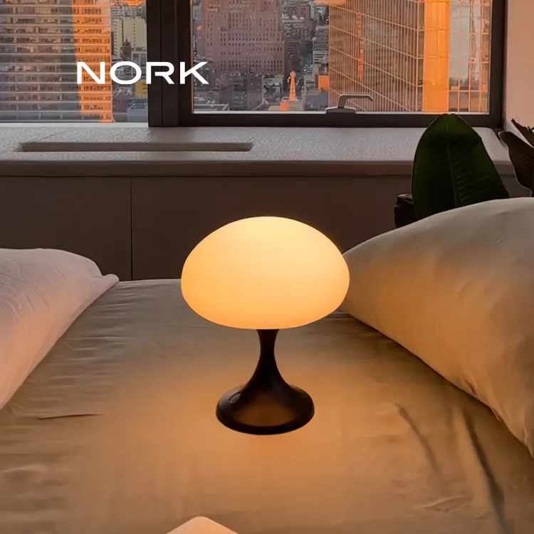 【浪姐同款】水母台灯卧室床头灯装饰客厅氛围夜灯无线充电台灯礼物