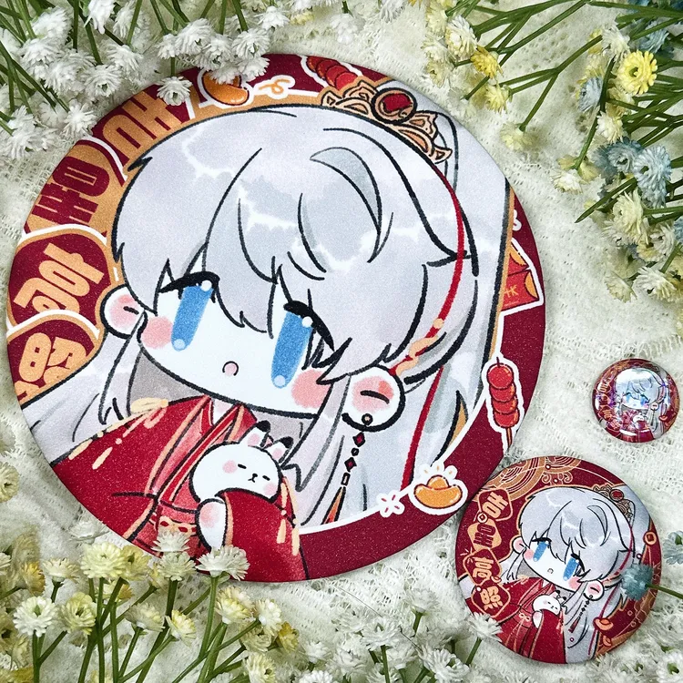【恋与深空百年好合】画师授权非官方同人周边秦彻祁煜超大吧唧立牌