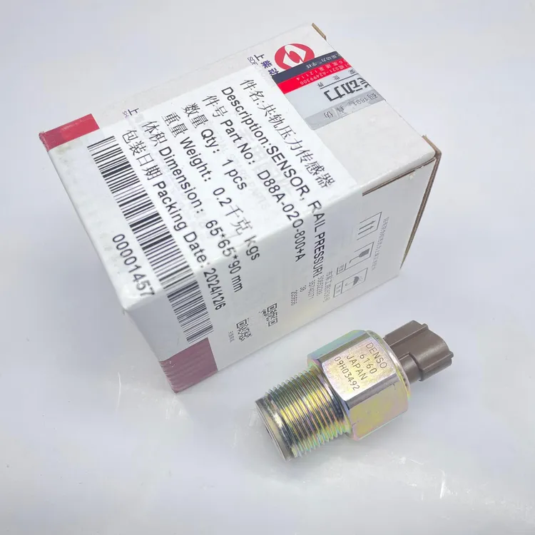 上柴D88A-020-800+A电装轨压传感器499000-6160 DENSO 4HK1 6HK1