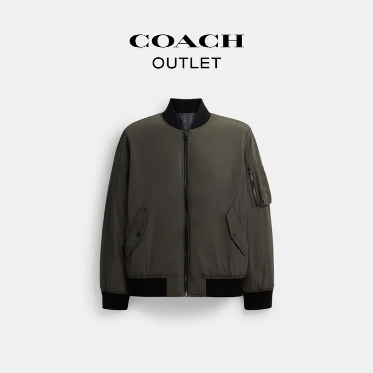 COACH/蔻驰奥莱 双面MA-1夹克