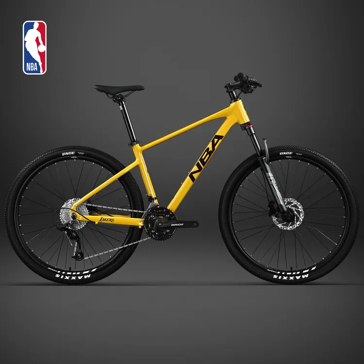 NBA湖人山地车自行车成人山地车男款变速女青少年学生单车公路车