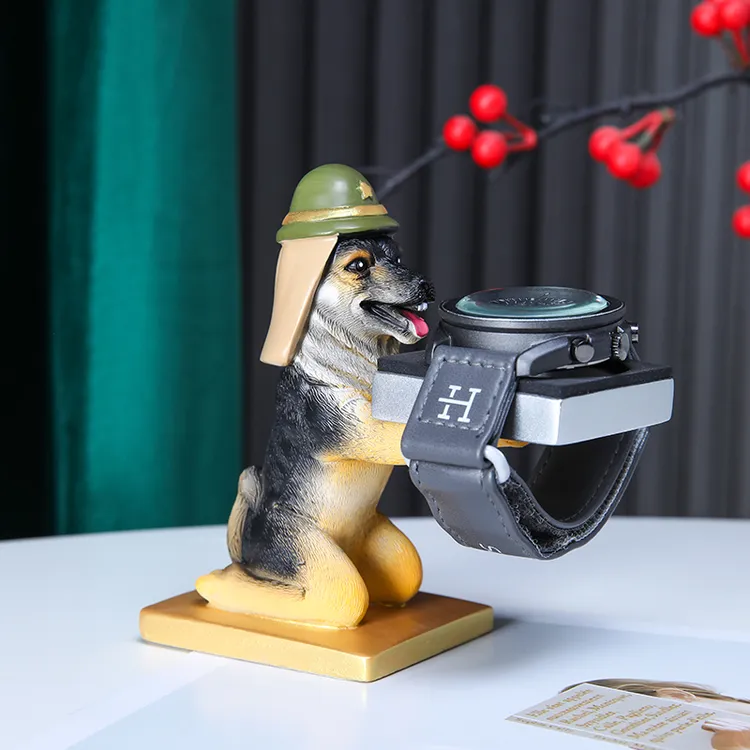 创意手表磁吸充电收纳支架华为手表充电台苹果手表充电支架爱国者