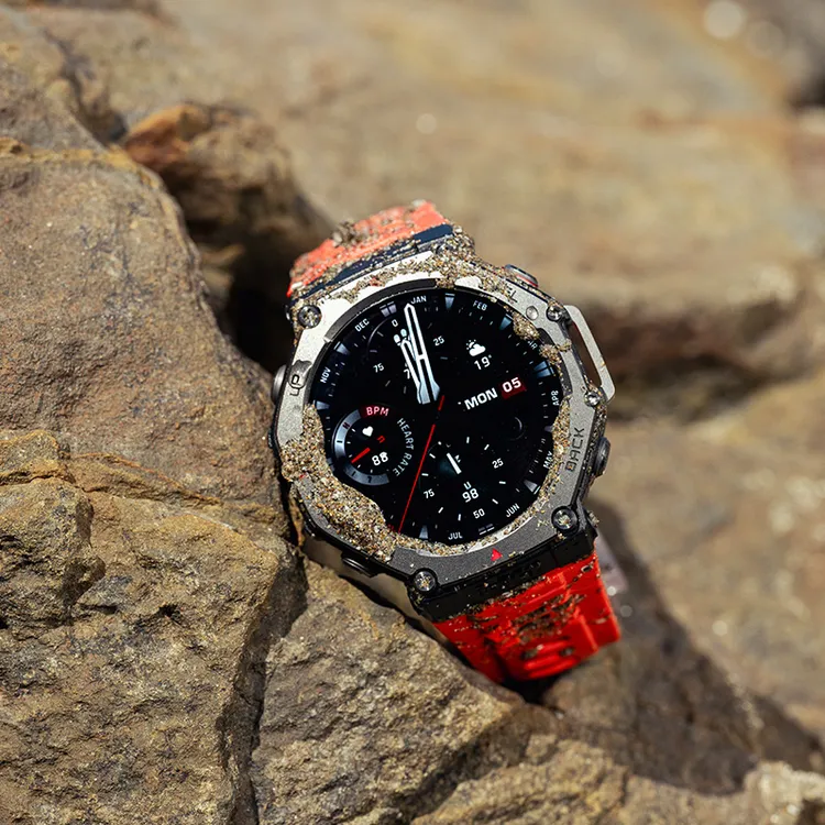 Amazfit华米T-Rex3户外智能运动手表轨迹导航双频定位防水功能