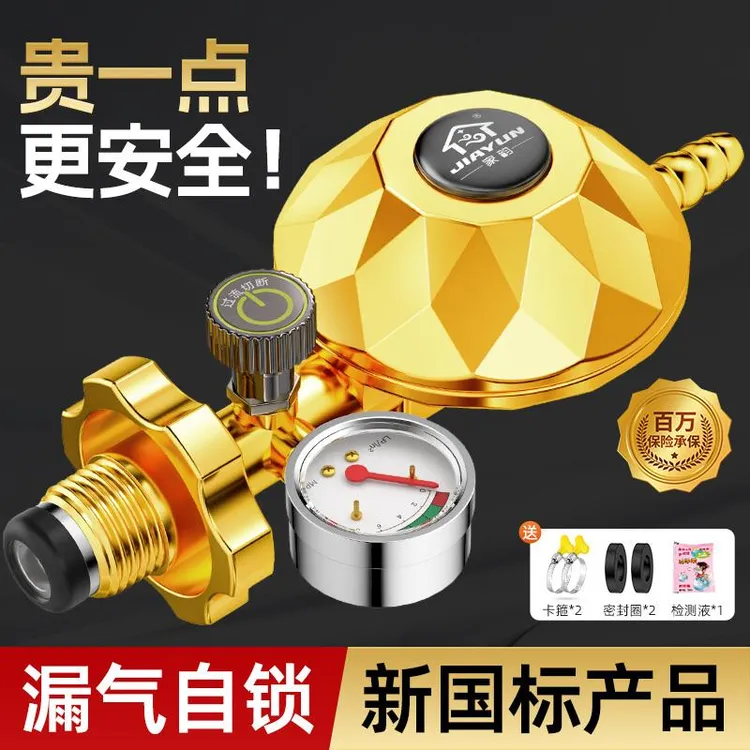 新国标煤气罐减压阀安全阀自动关闭燃气自闭家用防爆液化气减压阀