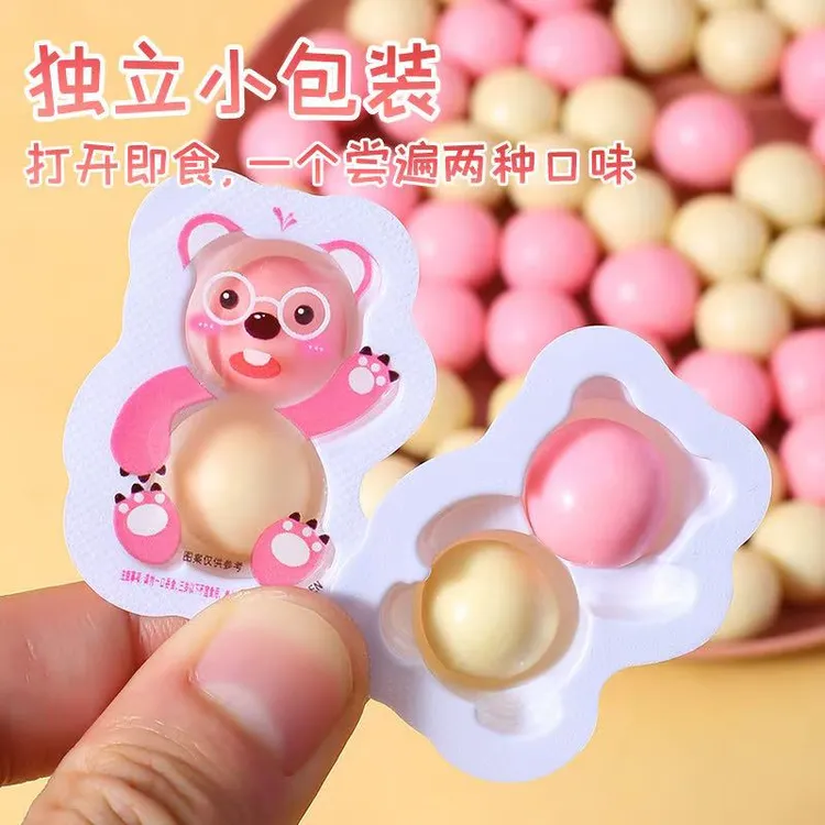  可爱熊麦丽素零食巧克力夹心休闲食品网红零食儿童小零食年货