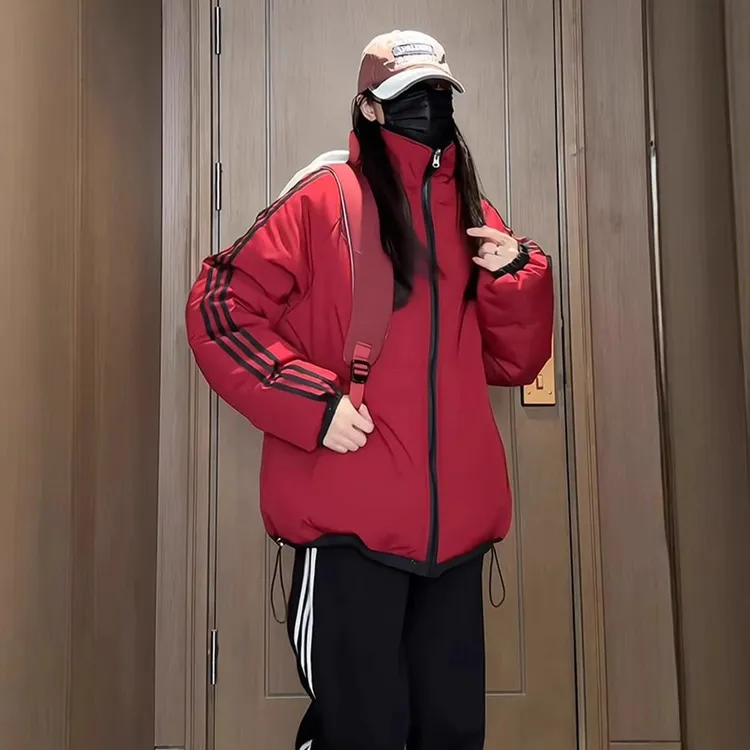 【星空双面穿棉服➕24小时发➕男女同款】冬季潮流百搭宽松夹克外套