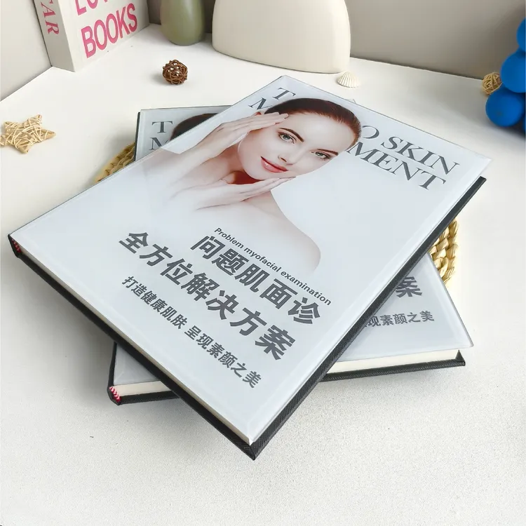 问题性肌肤沟通成交水晶画册美容院面诊营销工具斑敏痘解决方案