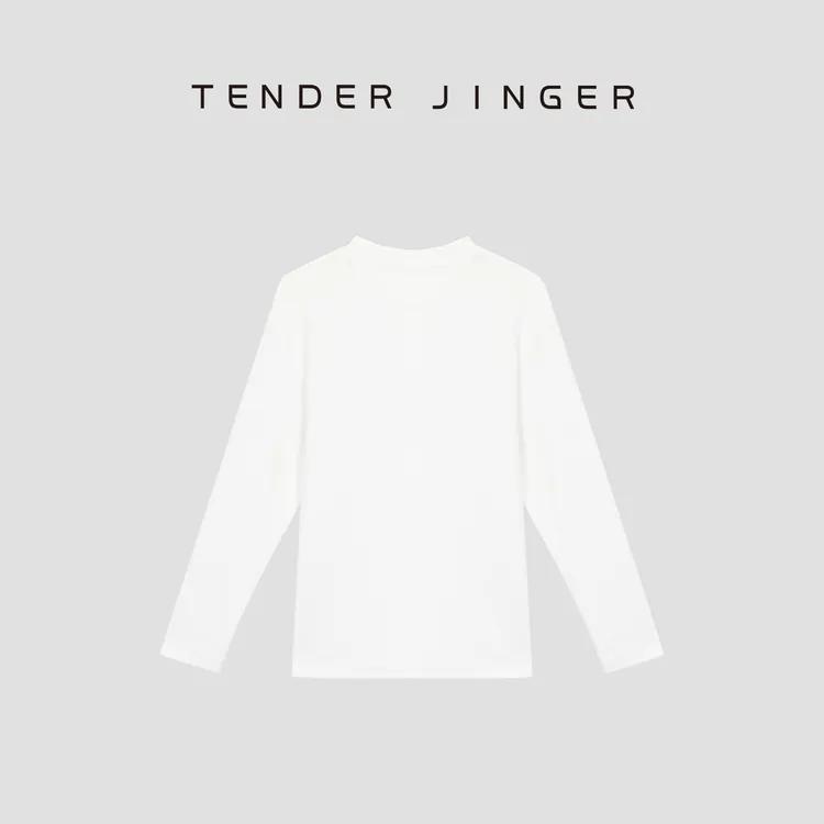 Tender Jinger｜男士圆领休闲基础简约打底长袖T恤 TJ511LKF1710