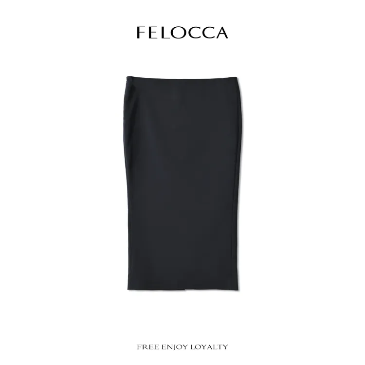 【FELOCCA】简约气质百搭包臀半裙休闲时尚中长款裙25SBQ188