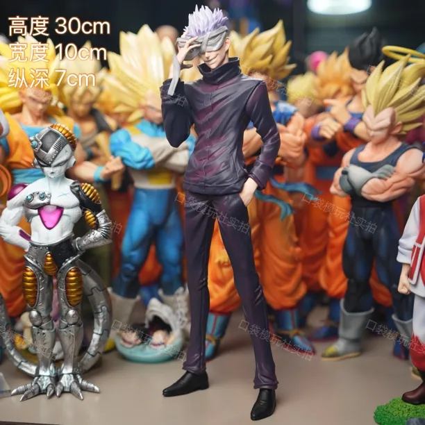 【现货实拍】30cm 咒术回战五条悟 动漫手办模型摆件