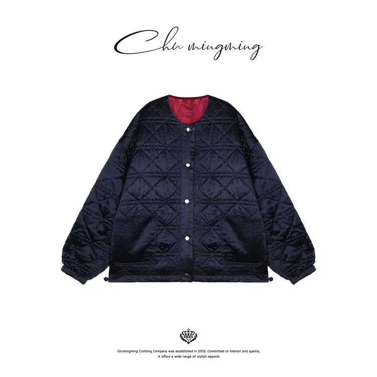  【CHUMINGMING】《小迪奥》醋酸羊毛棉服LX2586