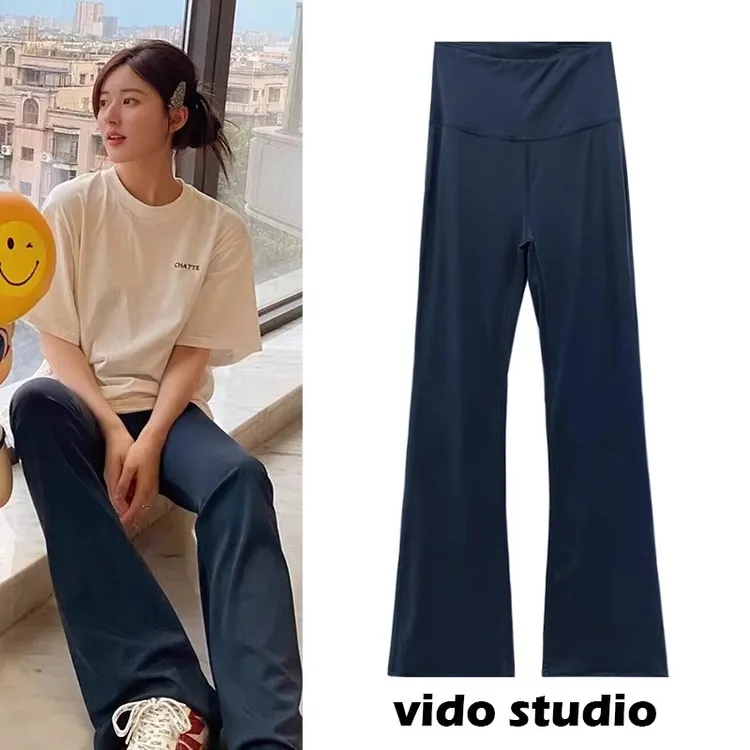 lulu同款喇叭裤女外穿运动健身高腰2025瑜伽裤提臀微喇长裤Groove