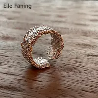 合金戒指 芒果优选-浮光跃金 手工立体编织清冷高级感戒指