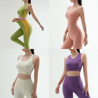 【9号撤柜高货】女运动套装欧美风速干透气瑜伽服