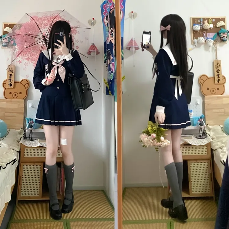 神北JK小晴女高原创正版学生校服水手服学院风可爱jk制服