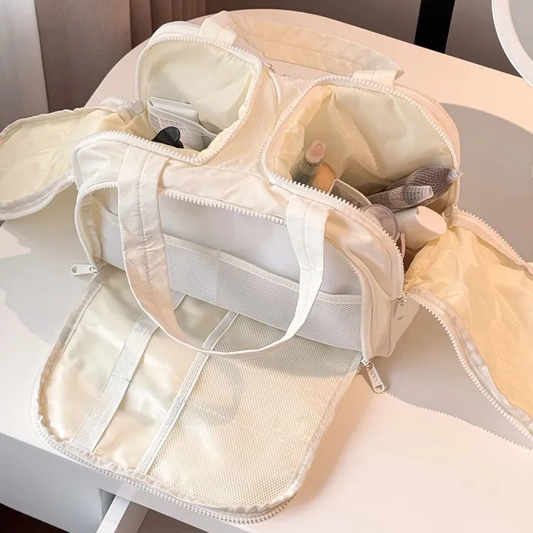 化妆包大容量女2025新款便携分区收纳包外出旅行洗漱包便携手提包