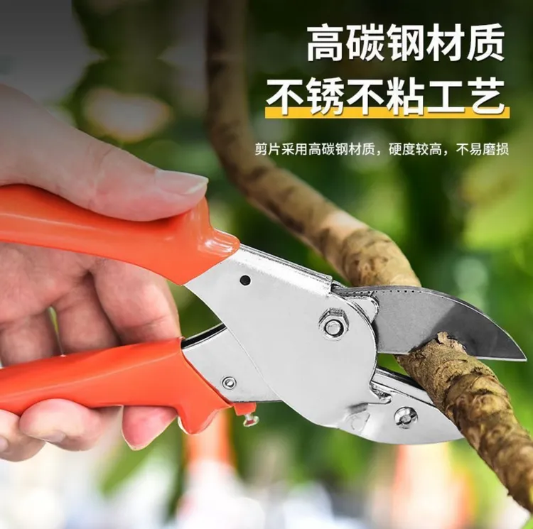 高碳钢省力强力修枝剪刀用于园林果树粗枝修剪家用园艺必备