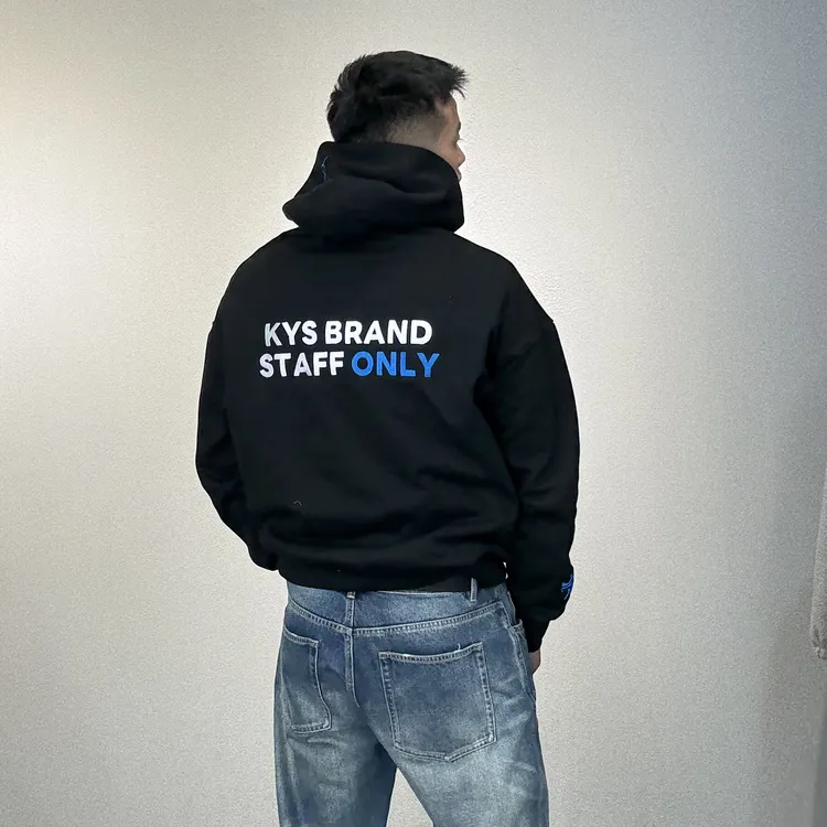 【卡秋山】股东卫衣美式刺绣宽松加绒卫衣连帽重磅挺阔上衣外套