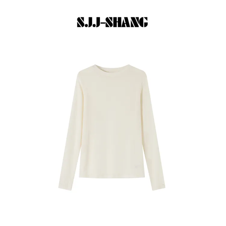 SJJ-SHANG【 蜂·织 】织物之美进口澳洲羊毛小蜜蜂针织上衣q135803p