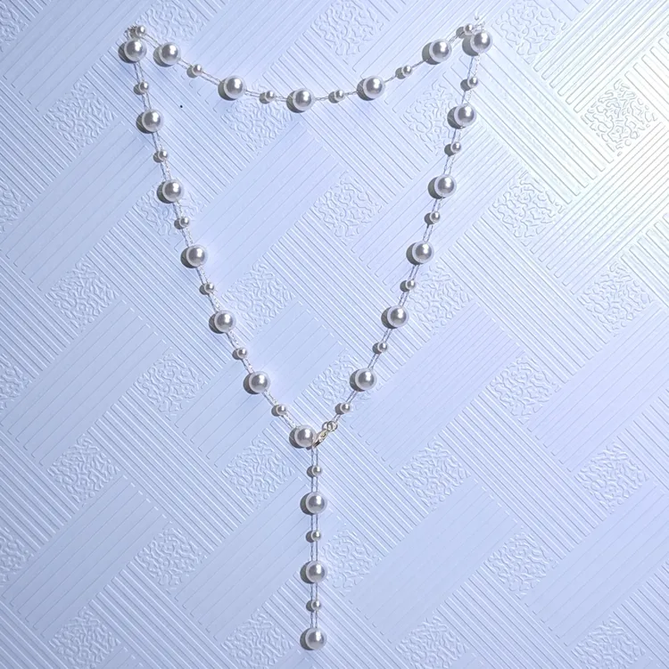 铜合金仿珍珠项链 【圆圆专属】气质时尚清新简约满天星项链