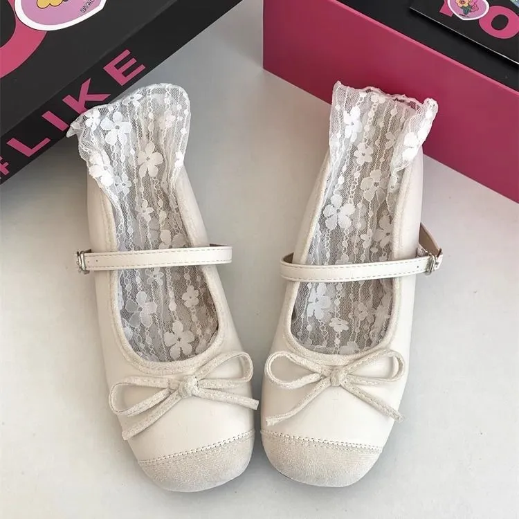 新款2025春夏增高半拖拼色绸缎面蝴蝶结圆头包头穆勒鞋轻便防滑橡