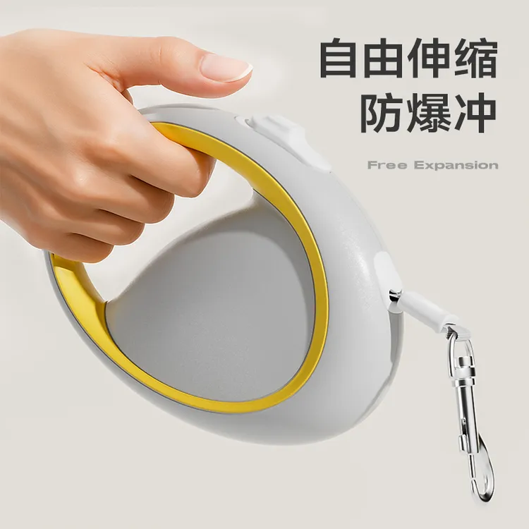 狗狗牵引绳自动伸缩狗链中小型犬遛狗绳小狗泰迪比熊宠物外出专用