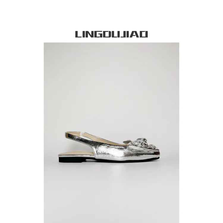 【方头大蝴蝶结后空单鞋】968-16/2cm