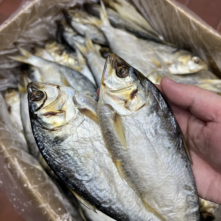 【黄鱼干】台山特产有头开片黄鱼干生晒海产干货