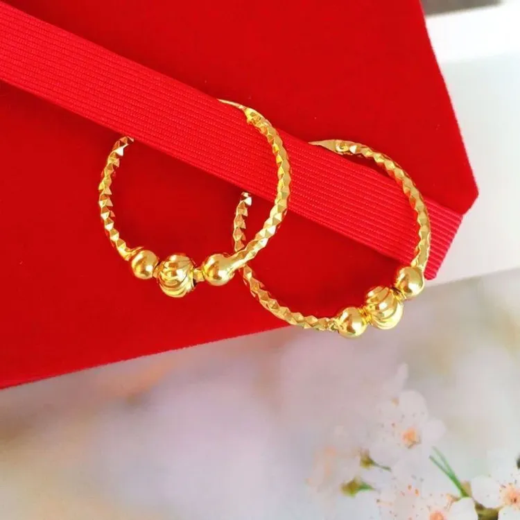 铜合金耳饰 珠珠满天星精美圈圈百搭耳环