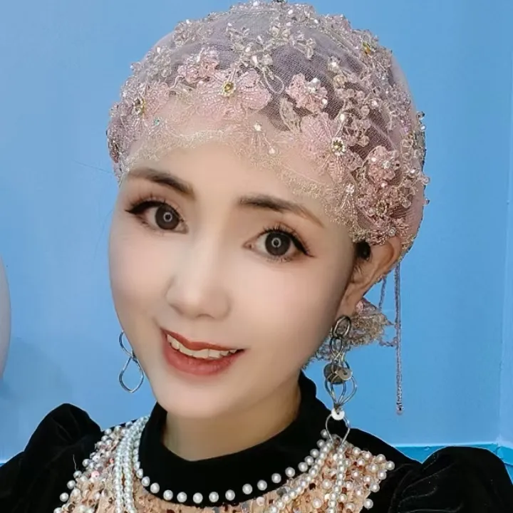 阿依舍玲玲美鱼尾流苏帽