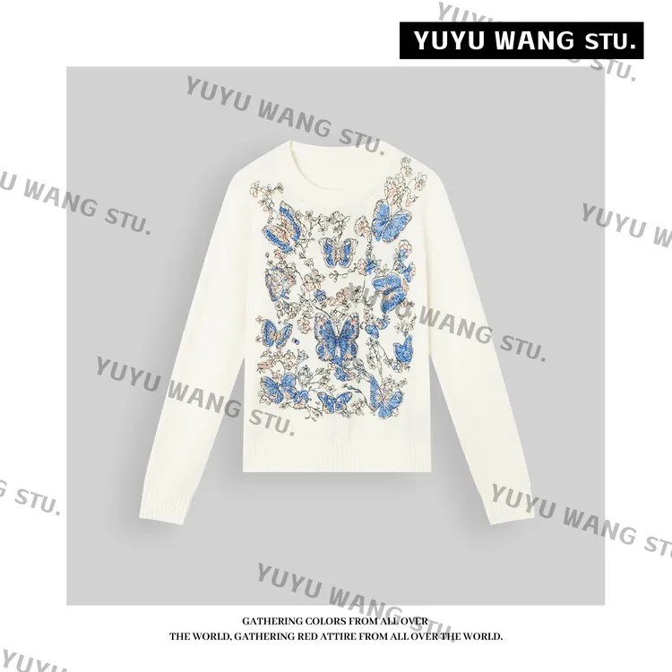 YUYU WANG【微含】套头毛衫 RB2SQRG2370