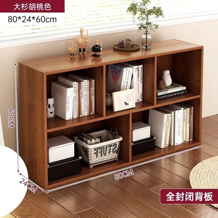 新疆包邮简易书架落地置物架多层客厅收纳柜家用柜子储物柜置物柜