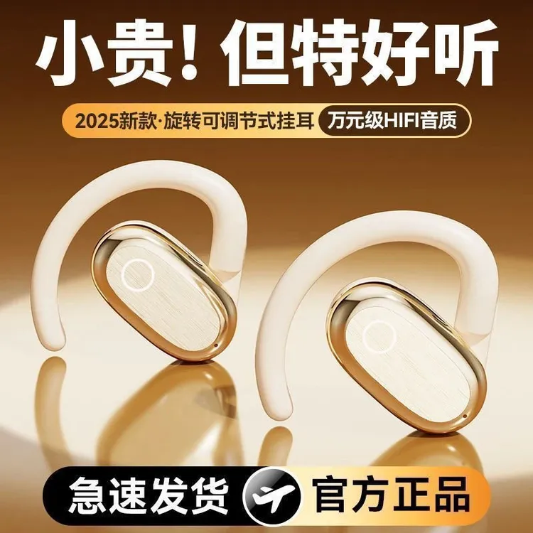 2025新款柏林之音高音质智能无线蓝牙耳机挂耳式超长续航跑步降噪