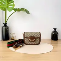 95新 GUCCI/古驰 1955小号/单肩包/4132