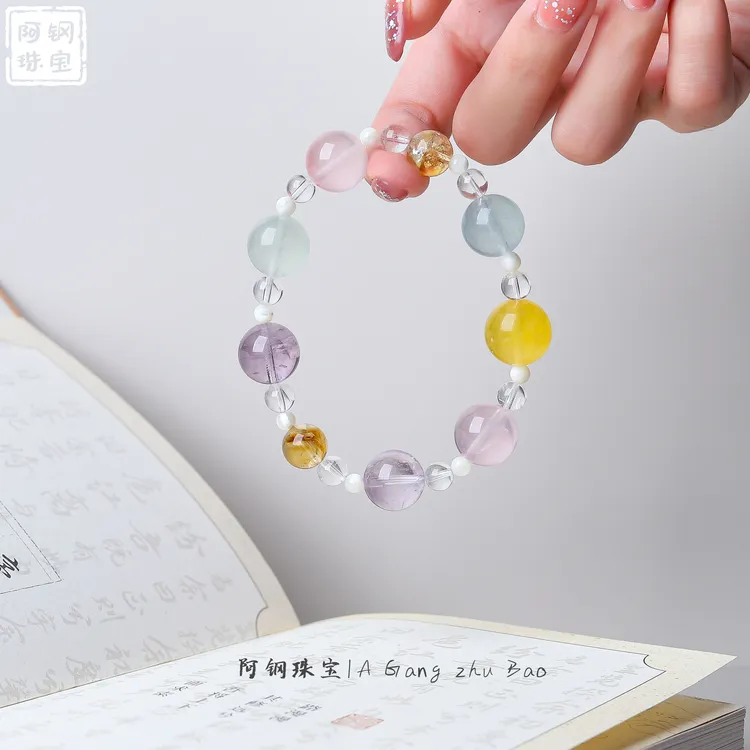 【百搭不撞款】缤纷多宝13mm+多巴胺色系多宝手串多样性发一-BF702