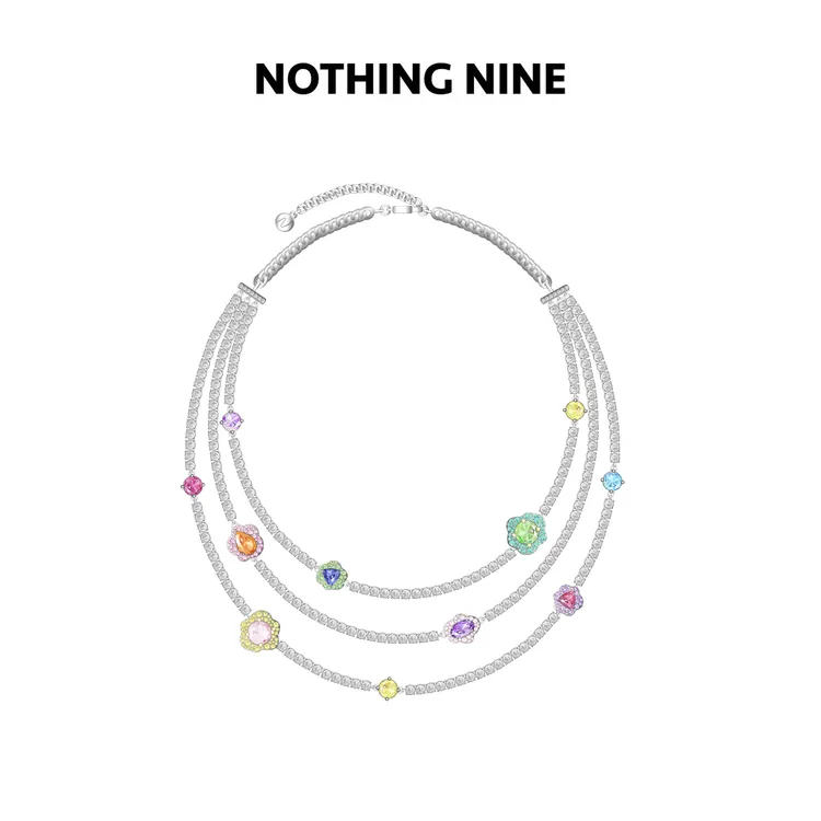 合金锆石项链 NOTHING NINE 理米耶尔锆石项链