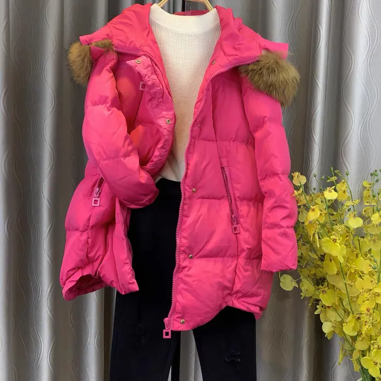 【如缤】秋冬连帽时尚休闲宽松百搭御寒保暖外套羽绒服 国庆特惠