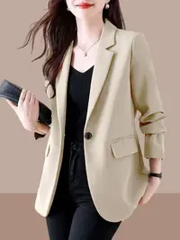 1168春秋新款女士小西装外套职业装通勤女装西服