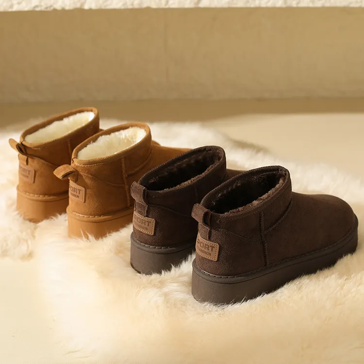 雪地靴女2025冬季新款加绒加棉加厚保暖厚底增高棉鞋雪地靴