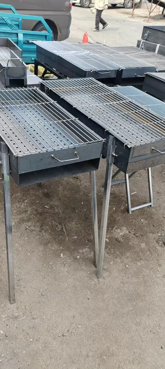 40/80烤鹌鹑烧烤炉！40宽80长！调节支架高度！