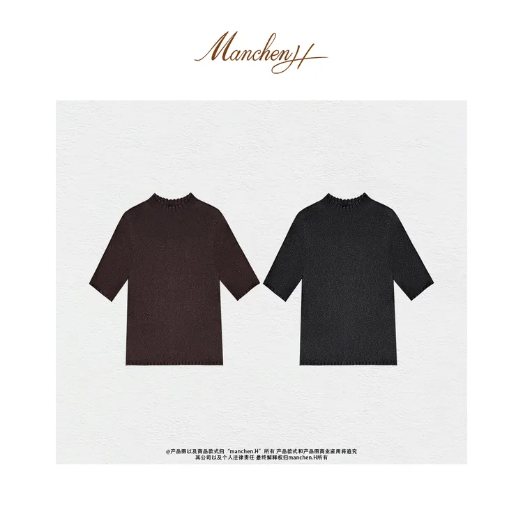 曼辰manchenh"星光流年"针织衫