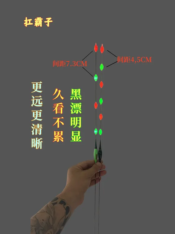 LED扛霸子大四目六目醒目青鱼无铅远投黑坑超跑顿口非自立漂