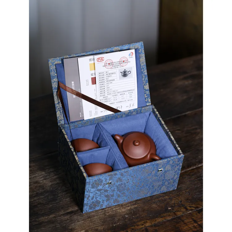 周小敏 潘壶套装 底槽清 容量200cc正宗宜兴原矿紫砂壶商品图